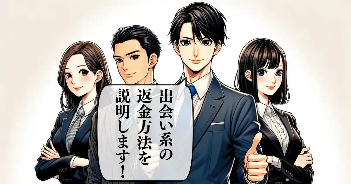 出会い系 返金方法を説明