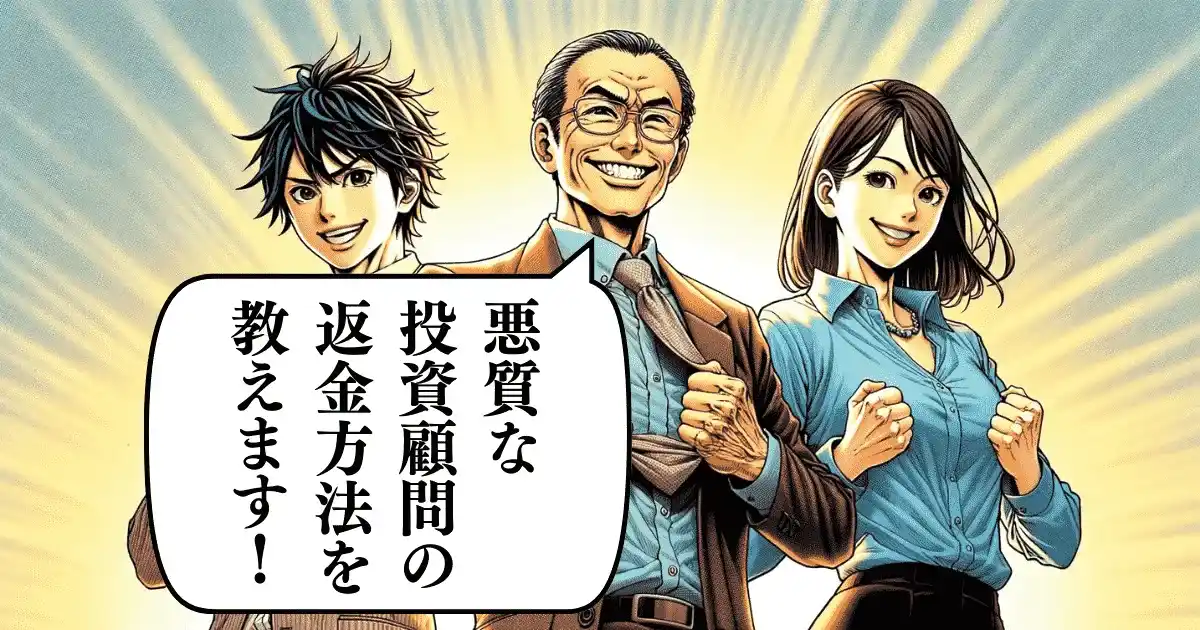投資顧問の返金方法を説明