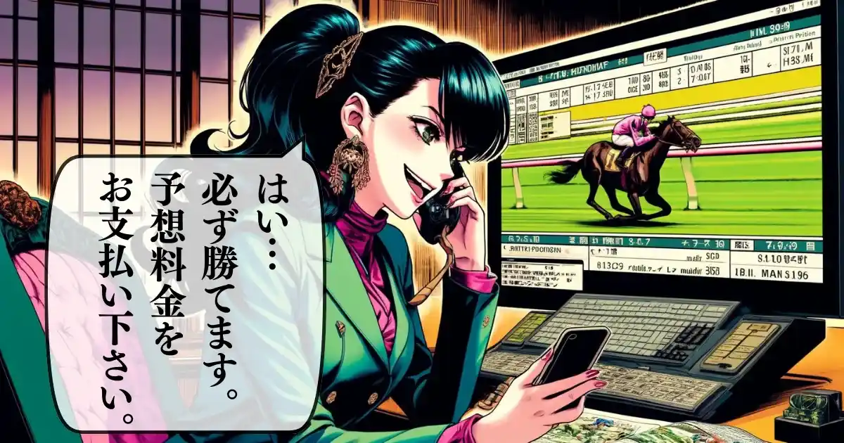 競馬予想会社 悪質詐欺