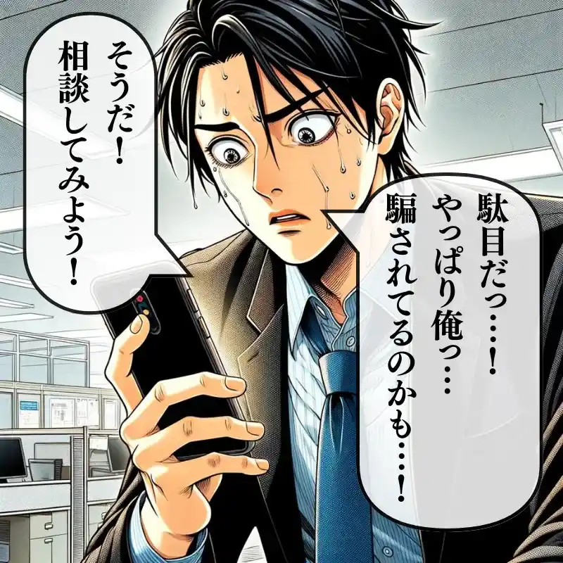 出会い系のサクラに騙された