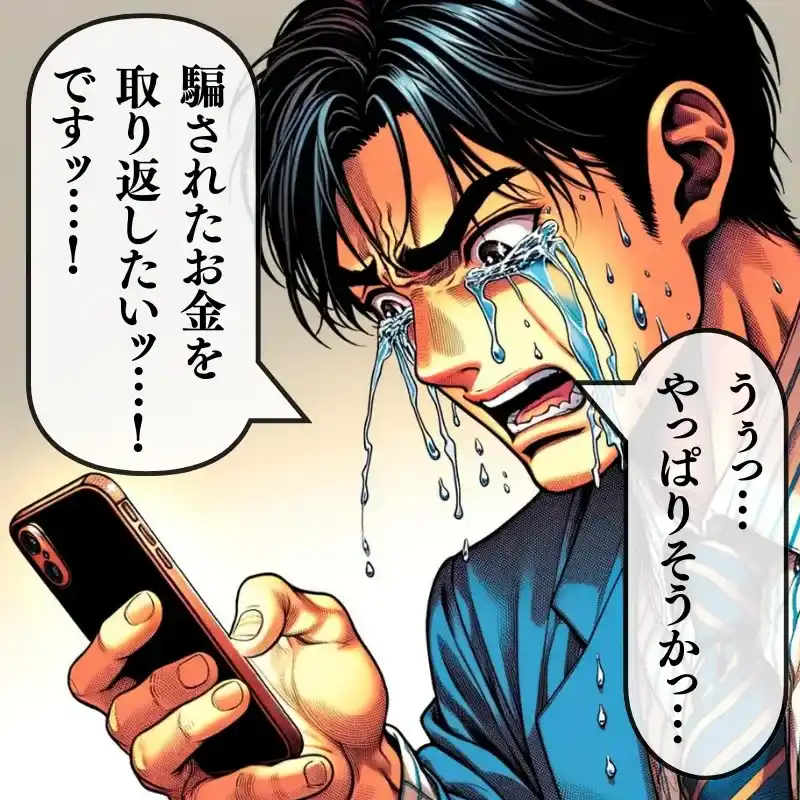 出会い系詐欺に騙された被害者