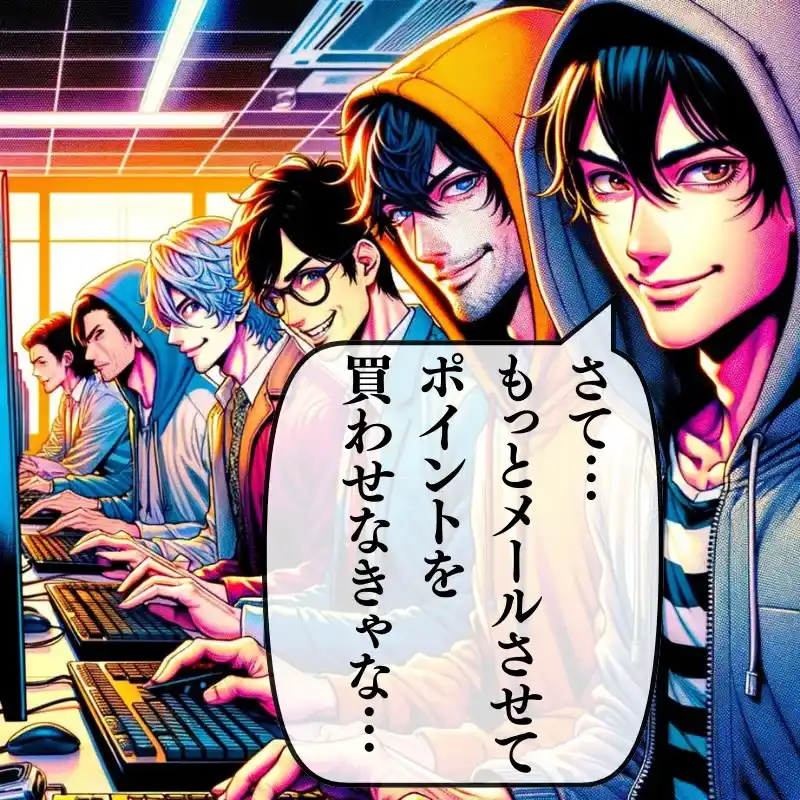 出会い系　サクラ　ポイント