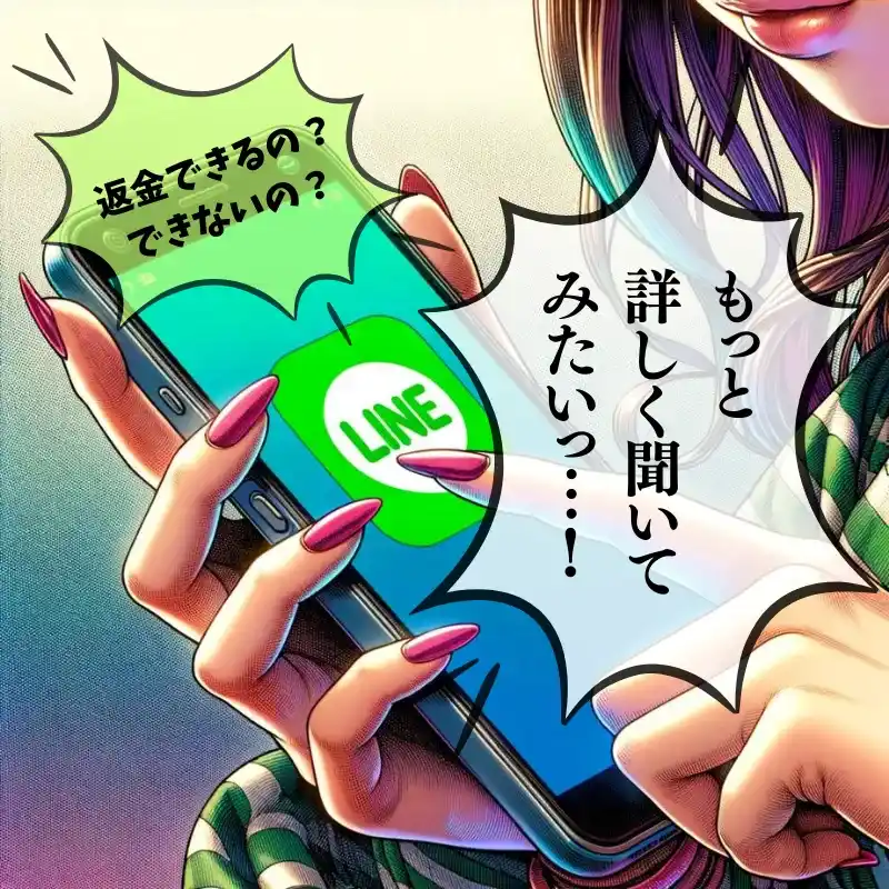 もっと詳しく聞いてみたいっ…！返金できるの？できないの？