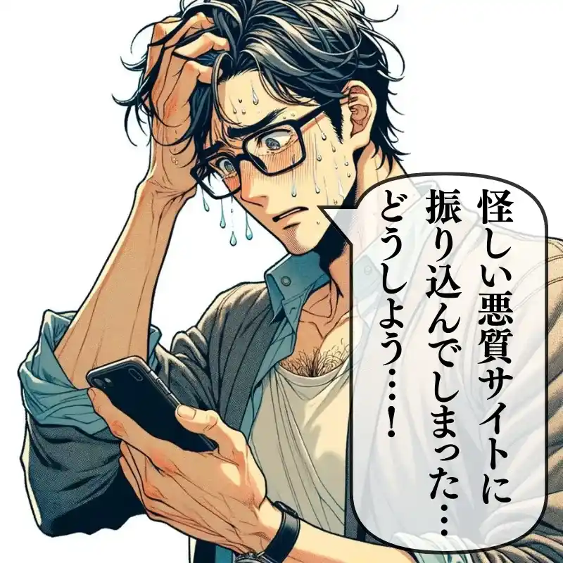 怪しい悪質サイトにお金を振り込んでしまった…！どうしよう…！